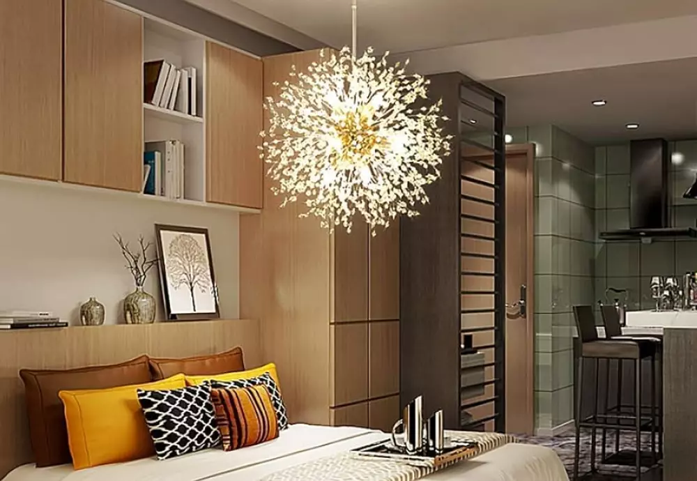 modern crystal flower chandelier