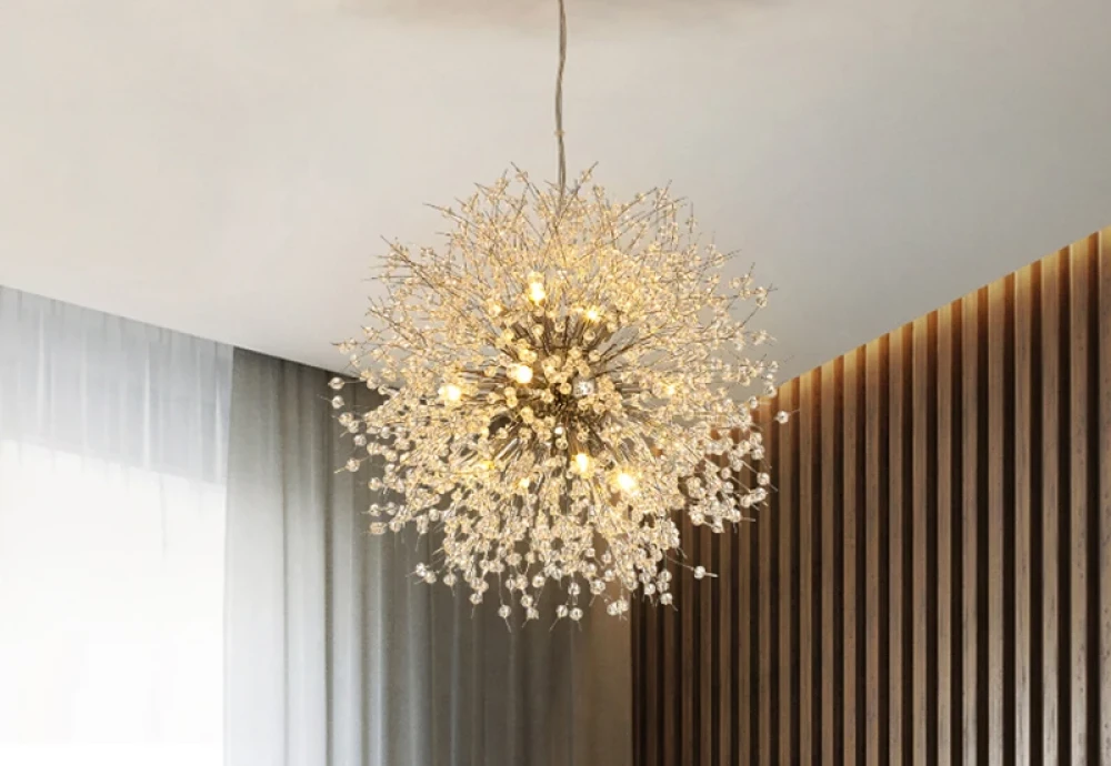 crystal ball chandelier lighting fixture