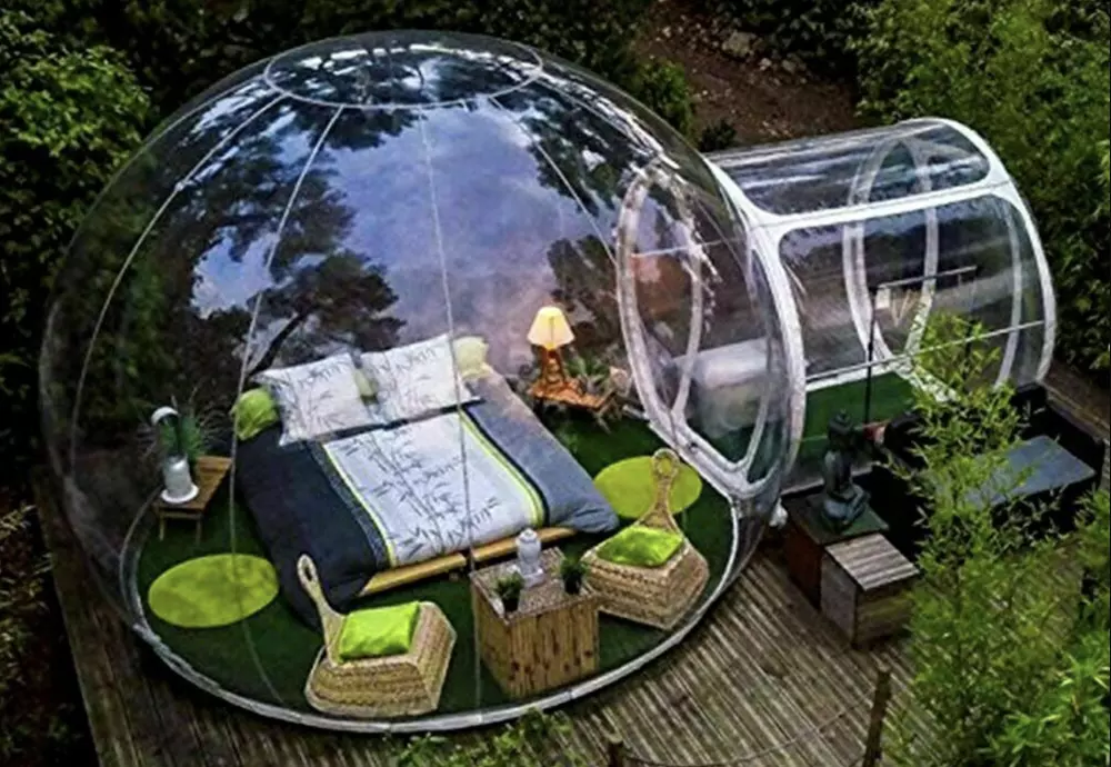 big clear bubble tent