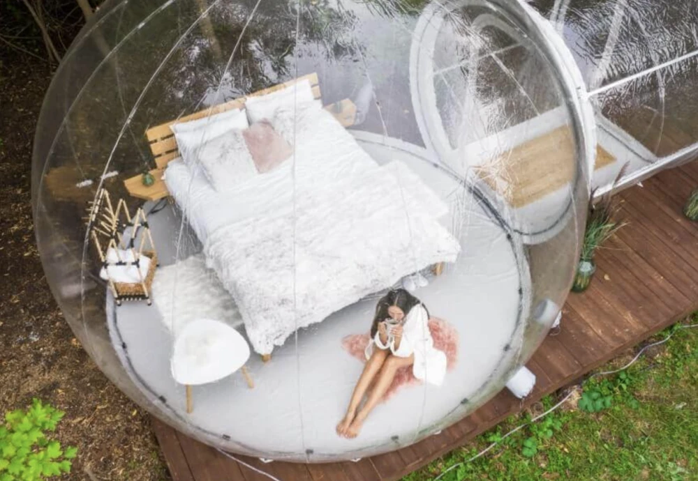 stargaze outdoor bubble tent