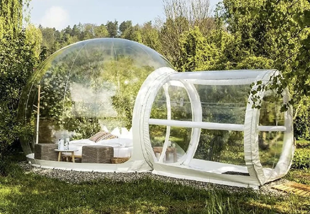 outdoor clear bubble tent