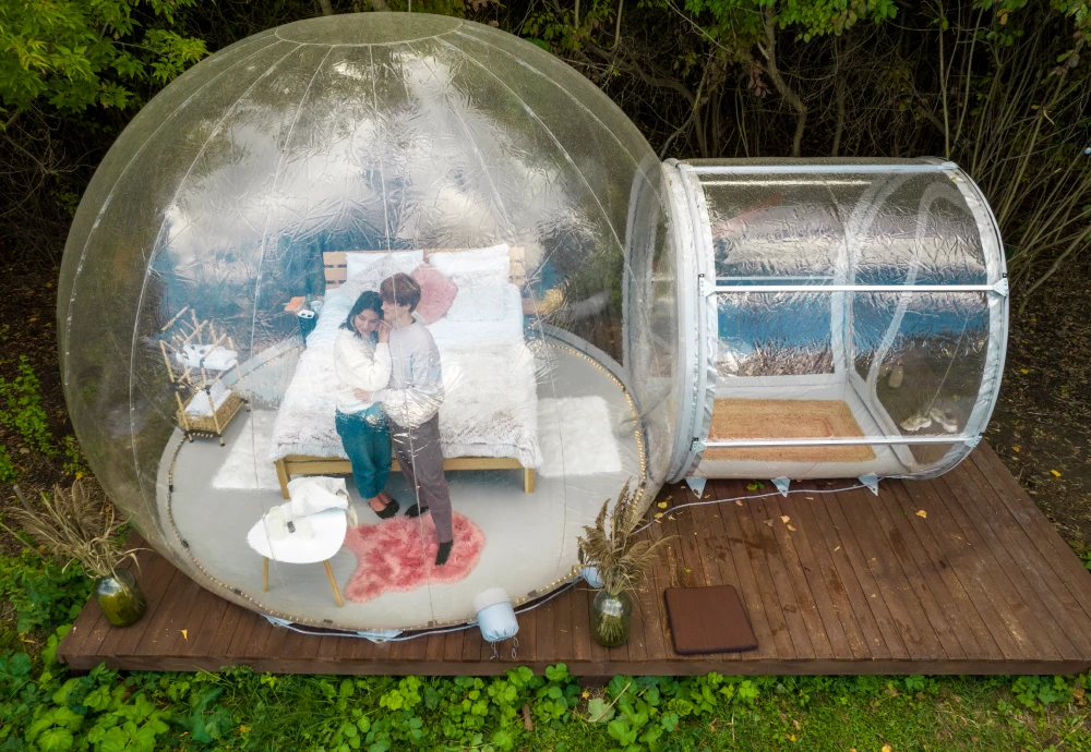 night sky bubble tent